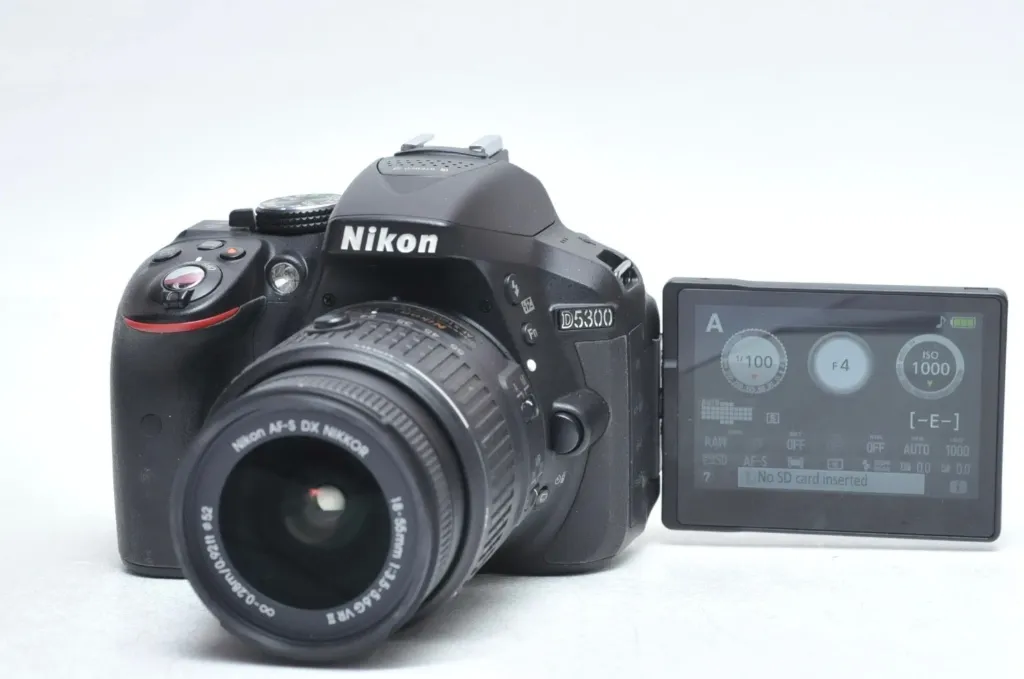 Nikon D5300 24.2 MP DSLR Camera with DX 18-55mm (Used)